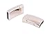 KONMAY 5 Sets 11.0x3.0mm Glue-in Style Flat Magnetic Clasp for Jewelry Making (Golden)