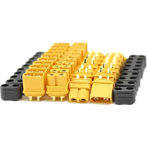 Conector XT60H original con carcasa hembra de 5 pares para drones y aviones RC Fpv