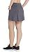 Cityoung Women's Golf Pleated Flat Skort with Pockets M,Grey