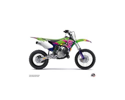 Kit déco moto cross Kawasaki 110 KLX pour briller sur les pistes de terre