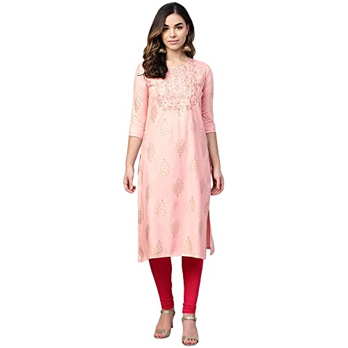 Image of anubhutee Women's Viscose Rayon Straight Kurta