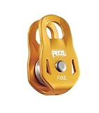Petzl, Fix Poulie compacte avec plaques latérales fixes Jaune