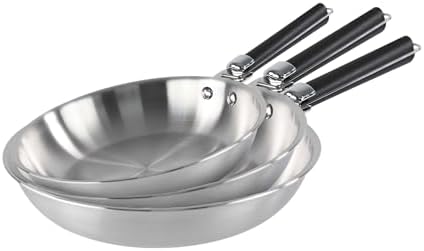 Kamberg - Juego de 3 sartenes 20/24/28 cm - 3 mangos extraíbles -...