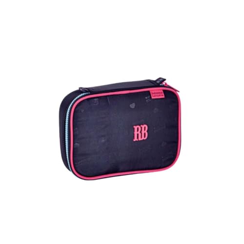 Estojo Box Escolar Feminino Juvenil Rebecca Bonbon Grande (Preto)