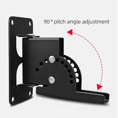 Support mural pour haut-parleur KTV réglage angle support plafond orientable - 6
