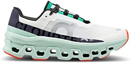 On Women's Cloudmonster Sneakers, Undyed-White/Creek, 8.5 Medium US | Image 1