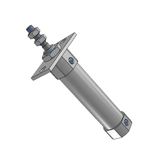 Cilindro neumático CDJ2F de vástago simple y doble efecto para aire comprimido 2