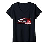 Women's Amy Acton Ohio Governor Election 2026 Democrats Campaign V-Neck T-Shirt
