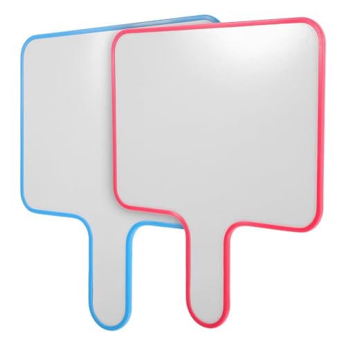 2 Paletas de borrado en seco reutilizables de doble cara hechas con material ABS y PET
