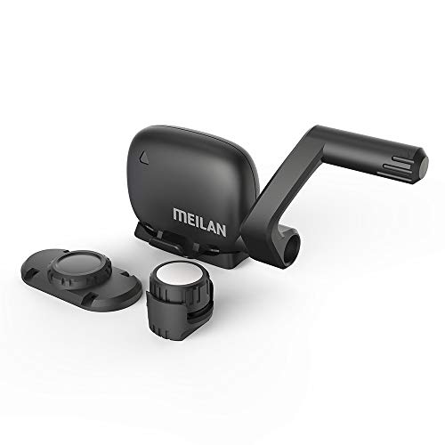 MEILAN C3 - Sensor inalámbrico de velocidad y cadencia para bicicleta (Bluetooth 4.0), para ordenador y aplicaciones de bicicleta, resistente al agua, se puede reemplazar la batería