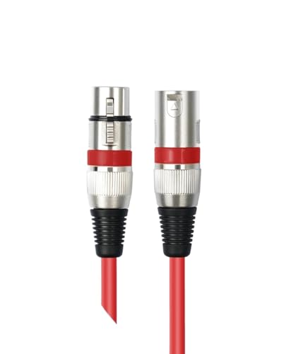 6�{ 1.5m/5�t�B�[�g XLR�X�e�[�W���C�g�P�[�u�� 3�s�� �I�X-���X ���[�r���O�w�b�h���C�g �X�|�b�g���C�g �p�[���C�g �}�C�N�~�L�T�[�p(1m 10Pcs)