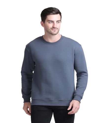 Image of SPUNN Men's Cotton Round Neck Full Sleeves Sweatshirt.