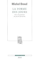 La Forme des jours. Pour une poétique du journal personnel 2020818477 Book Cover