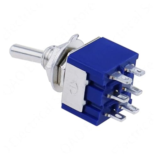 Interruptor de palanca MTS-102 SPDT 6A 125VAC mini para proyectos 6