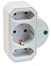 Produktbild SKT TZU00505 Mehrfachsteckdose 3-Fach Steckdosen-Adapter mit Überspannungsschutz