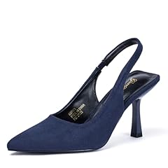 Navy Blue Suede