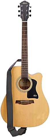 Guitar Strap, Soft Cotton Guitar Straps, With 3 Pick Holders, Strap Button Headstock Adaptor, 1 Pair Strap Locks and 10 Guitar Picks Set, 2 Strap Buttons, for Folk Guitar, Electric Guitar, Bass