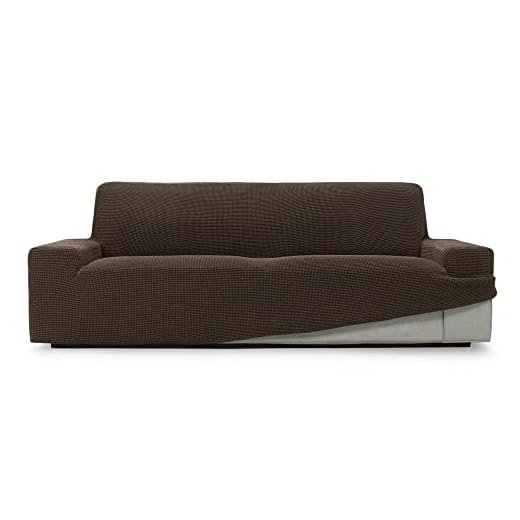 Protector de Sofa. Fundas Sofa Calidad. Fundas para Sofa Elasticas. Cubre Sofa Antimanchas Confort Suavidad. Helena Color Ante 2 Plazas (140 -180 cm)