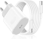Caricatore per iPhone 17/17 Air/17 Pro/17 Pro Max, iPhone 16 15 Pro Max Plus, iPad 10/11 Generazione, 27W USB C Caricabatterie Alimentatore Presa Spina Rapido con Cavo 2M