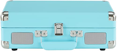 Image of Crosley CR8005DP-TQ1 Cruiser Plus Record Player, Turquoise