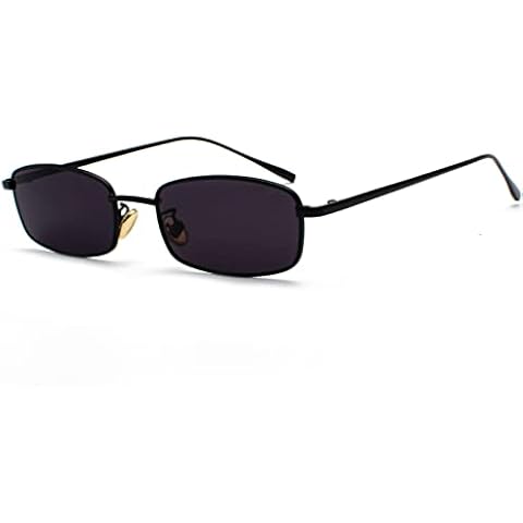Ggpyyon Retro Rectangle Sunglasses for All Cover