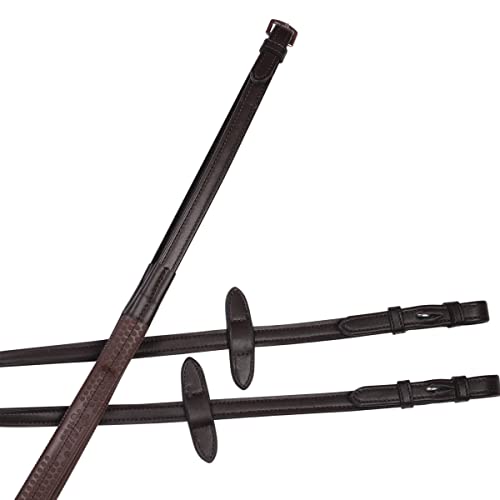 Image of Collegiate Syntovia+ Rubber Reins, Brown, 54"