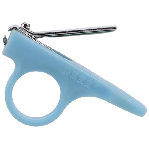 GARVALON Faltbarer Nagelknipser Für Babys Sicherer Nagelschneider Komfortabler Griff Feine Verarbeitung Multifunktionales Design Hellblau