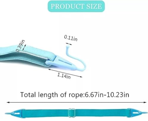 1 Cordão Miraflex Cordinha Ajustável Infantil Elástico Óculo (Preto)