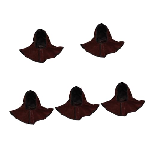DIYEAH 5pcs Welding Hood Head Protection Hood for Men Women Lightweight Design Durable Cowhide Material for Welder Working Easy to Wear Random Color