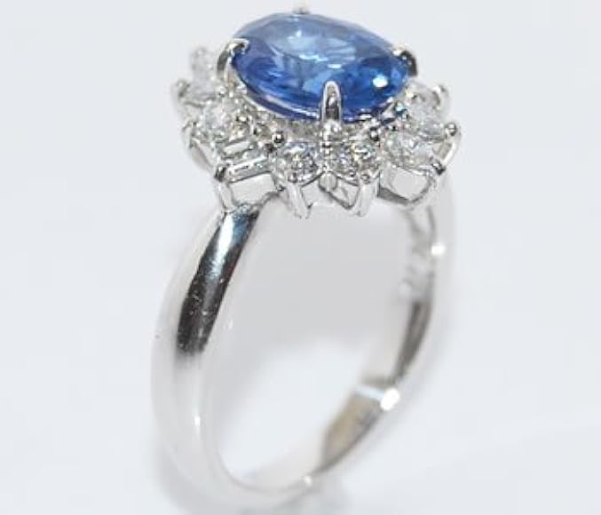 Amazon | [GemPalace] Pt ブルーサファイア-2.35ct ダイヤモンド-0.75t 