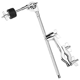 QWORK Drum Cymbal Extension Stand, 33cm Drum Cymbal Arm Attachment for All Skill Levels, Cymbal Boom Arm with...