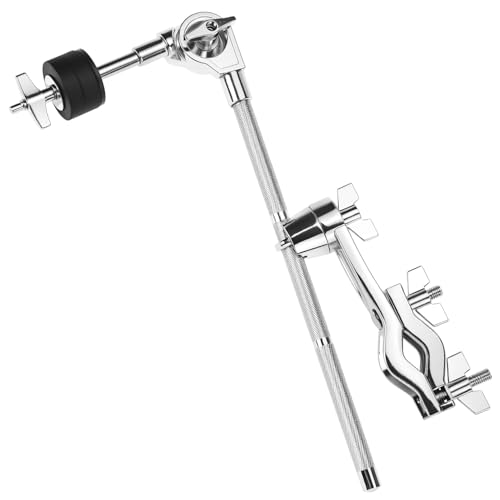 QWORK Drum Cymbal Extension Stand, 33cm Drum Cymbal Arm Attachment for All Skill Levels, Cymbal Boom...