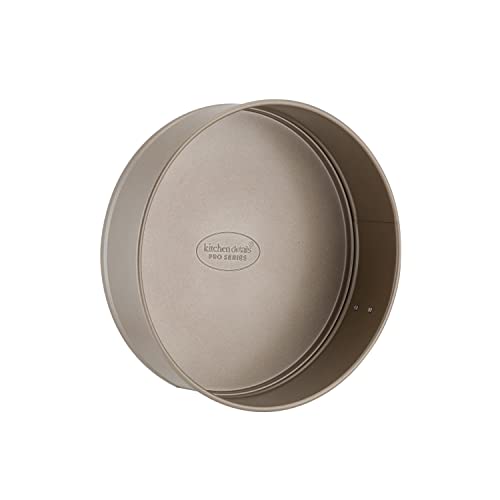 Kitchen Details Pro Series 9.5 Inch Round Spring Form Pan | Dimensions: 9.5” x 2.7 | Nonstick | Even Heating and Browning | Easy Release | Easy to Clean | Durable | Bakeware | Kitchen by Kitchen Details - Used condition - Image 9