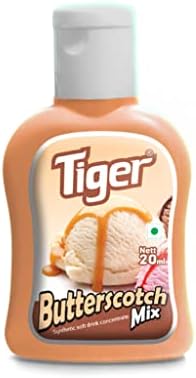 TIGER Butterscotch Milkshake Mix 20Ml, Vegetarian, Liquid