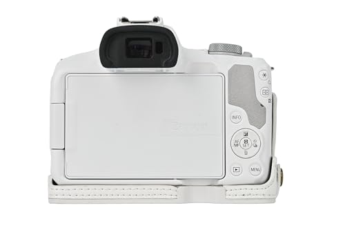 Funda de cuero PU para cámara Canon Eos R50 miniatura 2