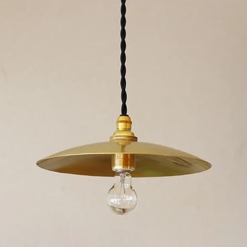 Lámpara de araña de latón industrial vintage de 30 cm para dormitorio elegante 1