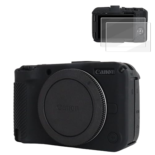 Étui pour Canon EOS R50 V en silicone avec 2 films écran