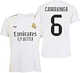 TokyRu Sports Real Madrid Camiseta Adulto 1a equipación 25-26 - Réplica Oficial CAMAVINGA Nº6 - Talla M