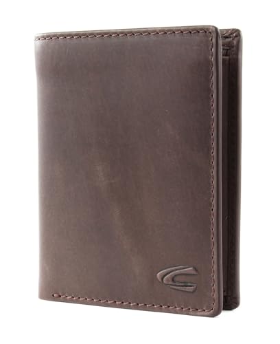 Portefeuille camel active Thai 2 élégant en cuir véritable de haute maroquinerie