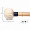 ROSS RP General Timpani Mallets Maple Shaft Concert Percussion Pair 1.5 Inch Head 14.25 Inch Length #2