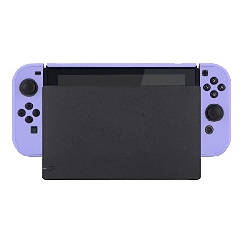 eXtremeRate PlayVital Back Cover for Nintendo Switch Console, Handheld Controller Separable Protector Hard Shell for NS Joycon, Customized Dockable Protective Case for Nintendo Switch - Light Violet - Image 6