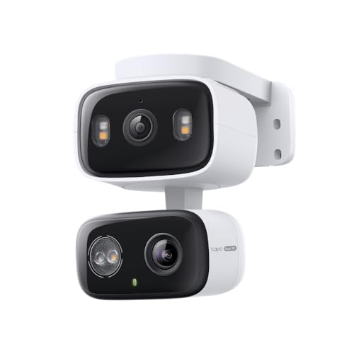 Tapo 2K 3MP Indoor/Outdoor Dual Lens Pan/Tilt Security Camera – 1...