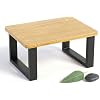 Bamboo Meditation Footrest & Seiza Kneeling Aid 7 Yoga Support Platform for Leg Relief & Deep Stretching Ergonomic Zen Prop