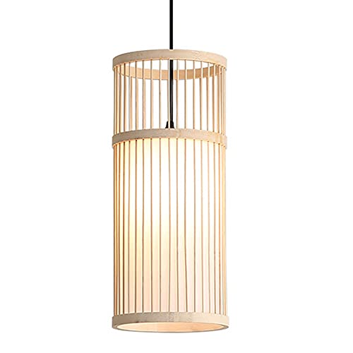 Suspension cylindrique en bambou pour illuminer votre cuisine