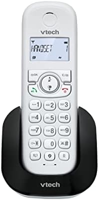 VTech CS1500 DECT Cordless Phone with Call Block, 1 Handset, Landline House Phones, White, Caller ID/Call Waiting, Redial, Handsfree, illuminated Display and Keypad