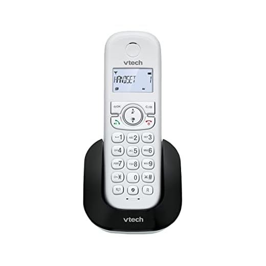 VTech CS1500 Téléphone sans Fil DECT à Double Charge avec Blocage d'appel, Identification de l'appelant/Appel en Attente, Haut-Parleur Mains Libres, écran et Clavier rétroéclairés