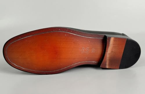 Santimon Mens Casual Shoes Leather Penny Loafers Slip On Shoes for Men-Comfort Breathable Mocasines Summer Business Driving Boat Shoes4