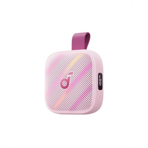Soundcore Boom Go 3i di Anker, Cassa Bluetooth Portatile Impermeabile, IP68 | Rosa, audio da 15W, 24 ore, BassUp 2.0, Bluetooth 6.0 e ricarica di emergenza, ideale per trekking, ciclismo e c