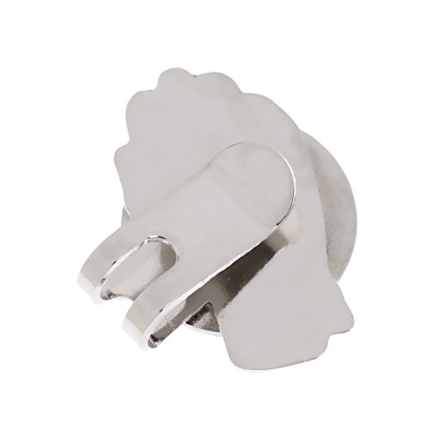 LEIPUPA Mini-luva De Aço Inoxidável Portátil Clipe De Chapéu Magnético De Golfe Com Marcador De Bola