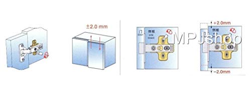 Mpj Soft Close Cabinet Hinges Full Half Inset Overlay Face Frame Frameless 5/8", 1/2", 1/4", Inset. Face-Frame Frameless (20, 1/2" Full Overlay F/F) #TOP7